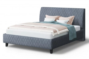 Кровать Хилтон, 2000*1400 мм, серый в Советском - sovetskij.mebel-tymen.ru | фото