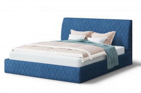Кровать Хилтон, 2000*1600 мм, синий в Советском - sovetskij.mebel-tymen.ru | фото