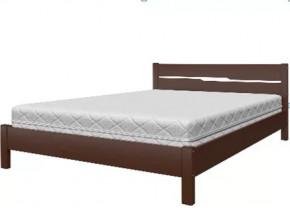 Кровать из массива Вероника-5 (орех) с ортопедическим основанием в Советском - sovetskij.mebel-tymen.ru | фото