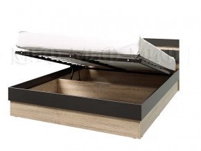 Кровать Ким с ПМ 1400 Графит софт, сонома в Советском - sovetskij.mebel-tymen.ru | фото