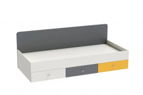 Кровать Клео арт. 010, 900*2000 мм, графит, миндаль, солнечный Диал в Советском - sovetskij.mebel-tymen.ru | фото