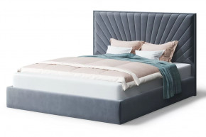 Кровать Леона, 2000*1800 мм, серый в Советском - sovetskij.mebel-tymen.ru | фото