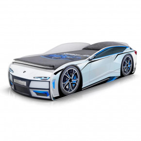 Кровать-машина Little Kiddy с объемным бампером в Советском - sovetskij.mebel-tymen.ru | фото