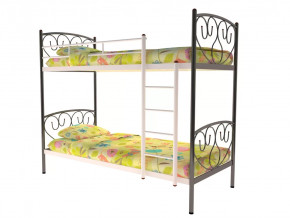 Кровать металлическая двухъярусная Злата черная в Советском - sovetskij.mebel-tymen.ru | фото