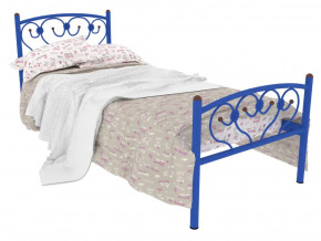 Кровать металлическая Ева Plus синяя в Советском - sovetskij.mebel-tymen.ru | фото