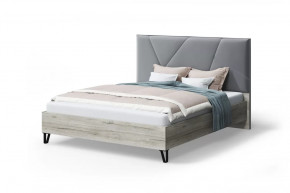 Кровать Мила с мягким изголовьем, 1800*2000 мм, серый в Советском - sovetskij.mebel-tymen.ru | фото