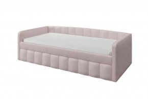 Кровать Молли 900х2000 с выкатной частью вариант 5 пудра в Советском - sovetskij.mebel-tymen.ru | фото