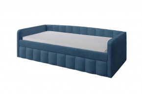 Кровать Молли 900х2000 с выкатной частью вариант 6 джинс в Советском - sovetskij.mebel-tymen.ru | фото