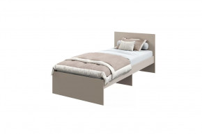 Кровать "МОНА" 2000* 900мм, (без матраса), ЛДСП кашемир (ламели) в Советском - sovetskij.mebel-tymen.ru | фото