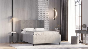 Кровать Оливия 1400 Серый в Советском - sovetskij.mebel-tymen.ru | фото