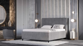 Кровать Оливия 1600 Серый в Советском - sovetskij.mebel-tymen.ru | фото