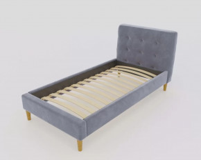 Кровать Пайли 900 Серый в Советском - sovetskij.mebel-tymen.ru | фото