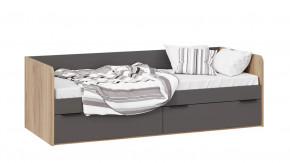 Кровать «Порто» Яблоня Беллуно, Графит софт в Советском - sovetskij.mebel-tymen.ru | фото