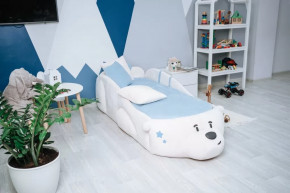 Кровать Romack Мишка Pasha с кармашком, ЭКО матрасом в Советском - sovetskij.mebel-tymen.ru | фото