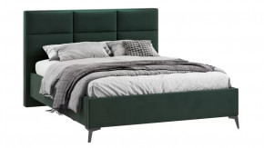Кровать с ПМ «Делана»  (с подъемным механизмом)  Велюр Confetti Deep forest в Советском - sovetskij.mebel-tymen.ru | фото