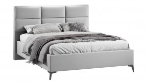 Кровать с ПМ «Делана»  (с подъемным механизмом)  Велюр Confetti Silver в Советском - sovetskij.mebel-tymen.ru | фото