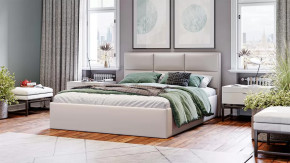 Кровать с ПМ «Стелла» Тип 1 с заглушиной Велюр Confetti Cream в Советском - sovetskij.mebel-tymen.ru | фото