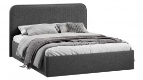 Кровать с ПМ «Тиффани» Тип 1 (с подъемным механизмом) Микровелюр Jercy Graphite в Советском - sovetskij.mebel-tymen.ru | фото