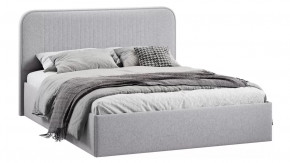 Кровать с ПМ «Тиффани» Тип 1 (с подъемным механизмом) Микровелюр Jercy Silver в Советском - sovetskij.mebel-tymen.ru | фото