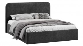 Кровать с ПМ «Тиффани» Тип 1 (с подъемным механизмом) Микровелюр Wellmart Graphite в Советском - sovetskij.mebel-tymen.ru | фото
