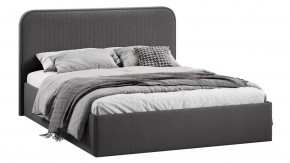 Кровать с ПМ «Тиффани» Тип 1 (с подъемным механизмом) Велюр Графит в Советском - sovetskij.mebel-tymen.ru | фото