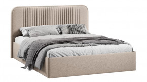 Кровать с ПМ «Тиффани» Тип 1 с заглушиной Микровелюр Jercy Cream в Советском - sovetskij.mebel-tymen.ru | фото