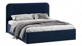 Кровать с ПМ «Тиффани» Тип 1 с заглушиной Микровелюр Wellmart Blue в Советском - sovetskij.mebel-tymen.ru | фото