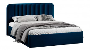 Кровать с ПМ «Тиффани» Тип 1 с заглушиной Велюр Confetti Blue в Советском - sovetskij.mebel-tymen.ru | фото