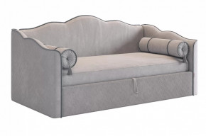 Кровать с подъемным механизмом Лея (Софа) 90х200 см галька/графит в Советском - sovetskij.mebel-tymen.ru | фото