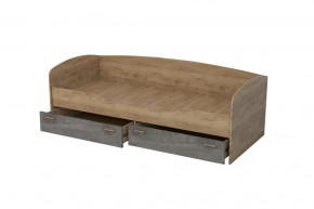 Кровать-софа Эго (арт. 016), 800*1900 мм, дуб крафт золотой/камень темный Диал в Советском - sovetskij.mebel-tymen.ru | фото