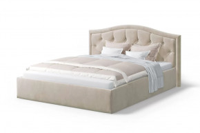 Кровать Стелла, 1400*2000 мм, велюр Бренди лайт 03, кремовый в Советском - sovetskij.mebel-tymen.ru | фото