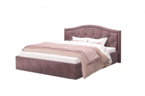 Кровать Стелла, 1400*2000 мм, велюр Rock 12, серо-фиолетовый в Советском - sovetskij.mebel-tymen.ru | фото
