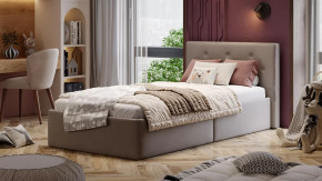 Кровать «Тейлор»  Велюр Neo Бежевый в Советском - sovetskij.mebel-tymen.ru | фото