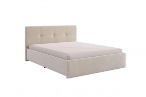 Кровать с основанием Веста 160х200 см крем (велюр) в Советском - sovetskij.mebel-tymen.ru | фото