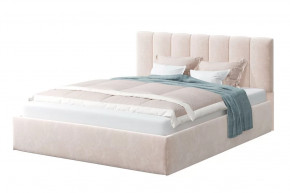 Кровать Элен 1600*2000 мм, велюр Бренди лайт 03, бежевый в Советском - sovetskij.mebel-tymen.ru | фото