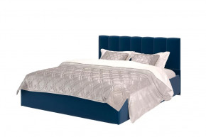 Кровать Элен 1600*2000 мм, велюр NEO 27, синий в Советском - sovetskij.mebel-tymen.ru | фото