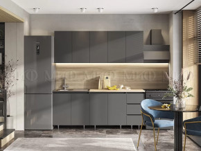 Кухня Челси 2,0м Графит/Графит в Советском - sovetskij.mebel-tymen.ru | фото