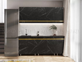 Кухня Милена 2,0м (Мрамор Блэк софт (Антарес)) в Советском - sovetskij.mebel-tymen.ru | фото