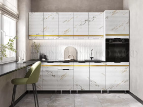 Кухня Милена 2,6м (Мрамор золото (Антарес)) в Советском - sovetskij.mebel-tymen.ru | фото