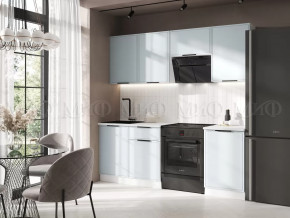 Кухня Николь 2,1м (Браш Деним Блю) в Советском - sovetskij.mebel-tymen.ru | фото