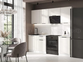 Кухня Николь 2,1м (Холст белый) в Советском - sovetskij.mebel-tymen.ru | фото