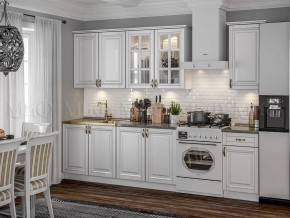 Кухня Престиж 2,0/900м Компоновка №3 (Жемчуг шервуд (Кастилло)) в Советском - sovetskij.mebel-tymen.ru | фото