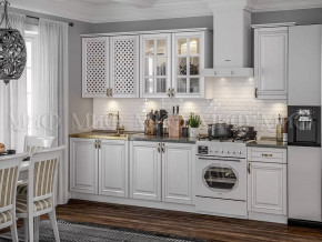 Кухня Престиж 2,0/900м Компоновка №4 (Решетка) (Жемчуг шервуд (Антарес)) в Советском - sovetskij.mebel-tymen.ru | фото