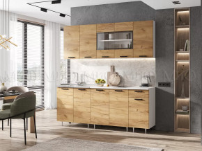 Кухня Рио NEW 1,8м Дуб Крафт ЛДСП в Советском - sovetskij.mebel-tymen.ru | фото