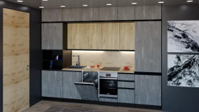 Кухонный гарнитур Адажио люкс 3000 мм в Советском - sovetskij.mebel-tymen.ru | фото