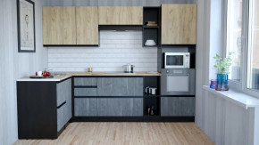 Кухонный гарнитур Адажио мега прайм 1500х2700 мм в Советском - sovetskij.mebel-tymen.ru | фото