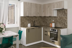 Кухонный гарнитур Альба мега прайм 2 1600х1700 мм в Советском - sovetskij.mebel-tymen.ru | фото