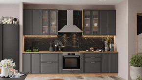 Кухонный гарнитур «Белладжио» №14 Дуб Крафт золотой, Софт графит в Советском - sovetskij.mebel-tymen.ru | фото