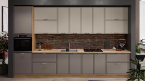 Кухонный гарнитур «Белладжио» №18 Дуб Крафт золотой, Софт панакота, Софт капучино в Советском - sovetskij.mebel-tymen.ru | фото