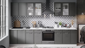 Кухонный гарнитур «Белладжио» №2 Белый, Софт графит в Советском - sovetskij.mebel-tymen.ru | фото